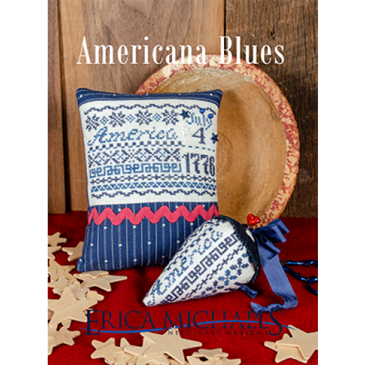 Stickvorlage Erica Michaels - Americana Blues