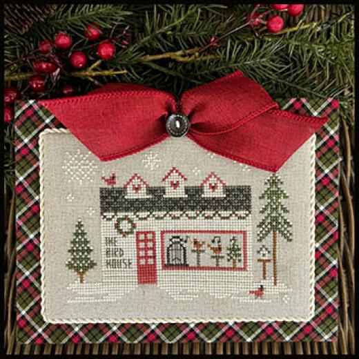 Hometown Holiday Bird House - Little House Needleworks (Stickvorlage)