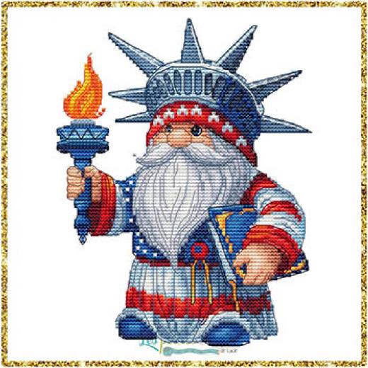 Liberty Gnome - Les Petites Croix De Lucie (Stickvorlage)