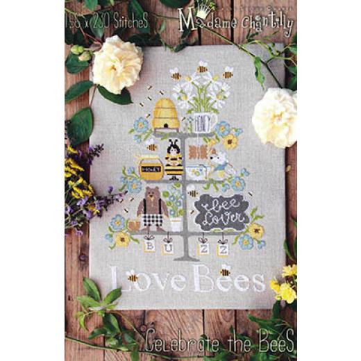 Stickvorlage Madame Chantilly - Celebrate The Bees