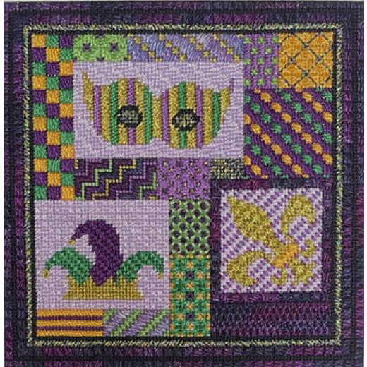 Stickvorlage Needle Delights Originals - Holiday Delights - Mardi Gras