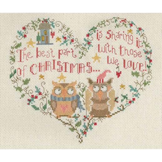 Christmas Love Owls - Imaginating (Stickvorlage)