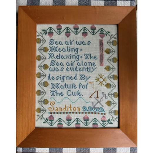 Stickvorlage The Sampler Girl - Sanditon Sampler
