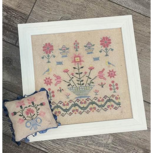 Stickvorlage From the Heart - Elizabeths Summer Basket