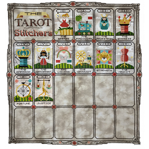 Stickvorlage Tiny Modernist Inc - Tarot For Stitchers 6