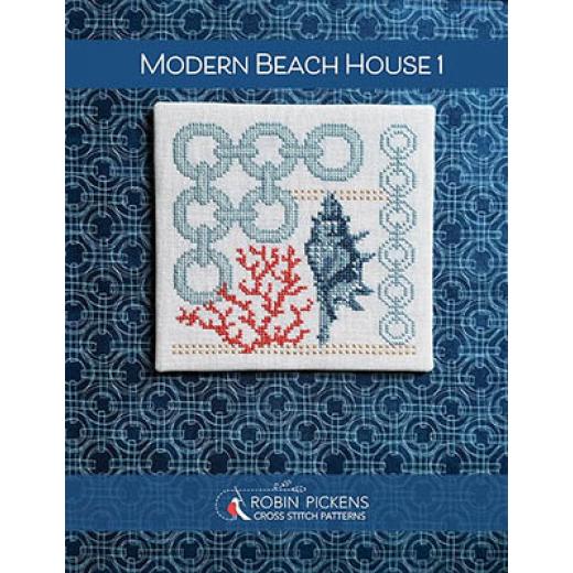 Modern Beach House 1 - Robin Pickens INC (Stickvorlage)