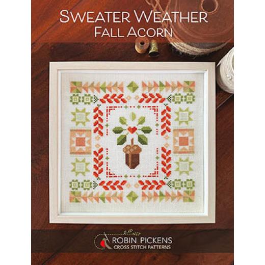 Stickvorlage Robin Pickens INC - Fall Acorn - Sweater Weather