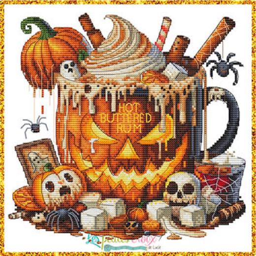 Hot Buttered Rum - Les Petites Croix De Lucie (Stickvorlage)