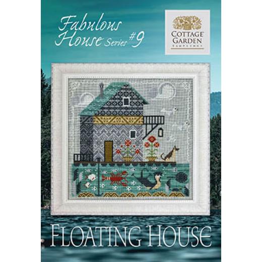 Fabulous House Series 9 - Floating House - Cottage Garden Samplings (Stickvorlage)
