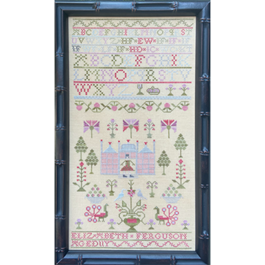 Just Stitching Along - Elizabeth Ferguson Aged 11 Sampler - Ausverkauf