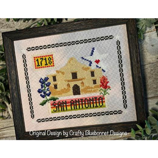 San Antonio - Crafty Bluebonnet Designs (Stickvorlage)