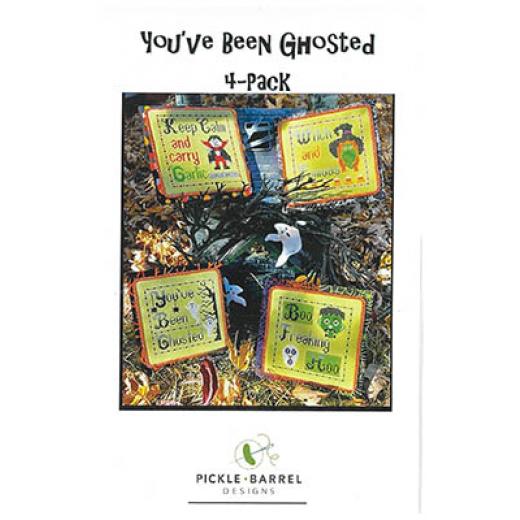 Youve Been Ghosted 4-Pack - Pickle Barrel Designs (Stickvorlage)