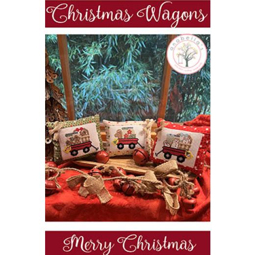Stickvorlage Anabellas - Its Christmas Time - Christmas Wagons (Set Of 3)