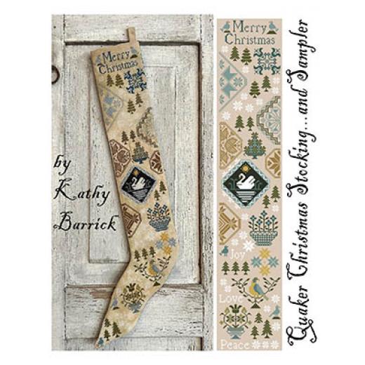 Quaker Christmas Stocking & Sampler - Kathy Barrick (Stickvorlage)