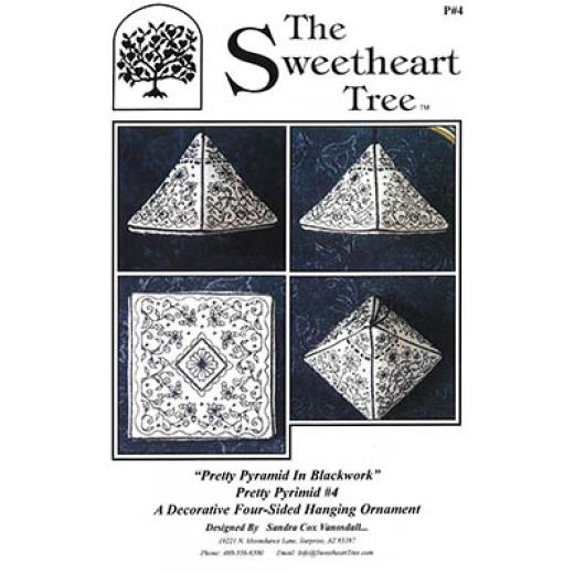 The Sweetheart Tree - Pretty Pyramid In Blackwork -Pretty Pyramid 4 (Stickvorlage)