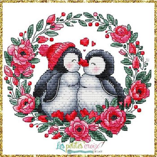 Love Penguins - Les Petites Croix De Lucie (Stickvorlage)