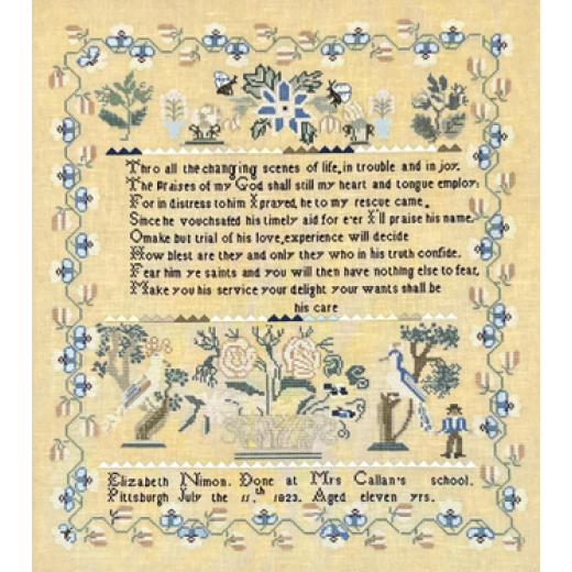 Queenstown Sampler Designs - Elizabeth Nimon 1823 (Stickvorlage)