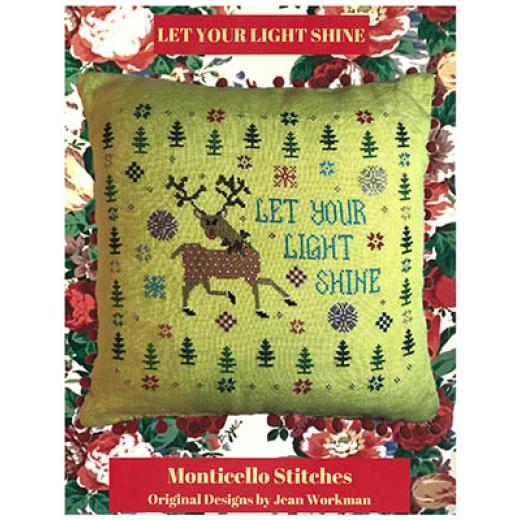 Monticello Stitches - Let Your Light Shine (Stickvorlage)