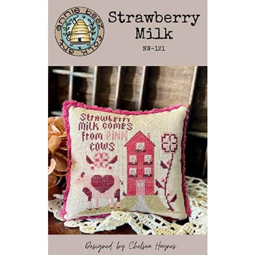 Annie Beez Folk Art - Strawberry Milk