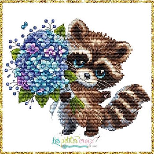 Animal Series Raccoon - Les Petites Croix De Lucie (Stickvorlage)