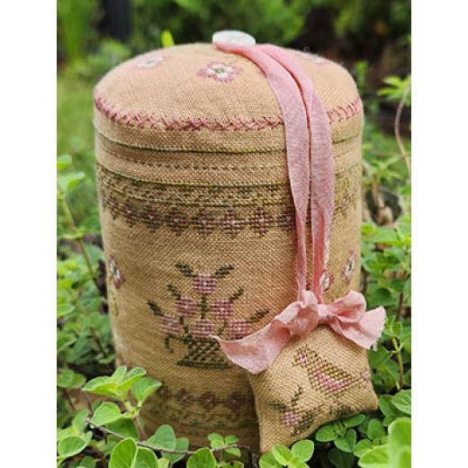Samplers Not Forgotten - Lenten Rose Drum (Stickvorlage)