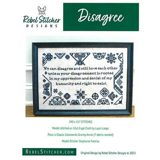 Rebel Stitcher Designs - Disagree