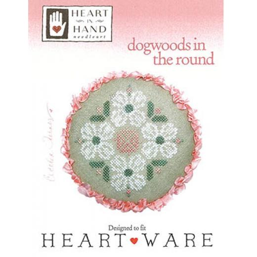 Heart In Hand Needleart - Dogwoods In The Round