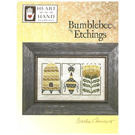 Heart In Hand Needleart - Bumblebee Etchings