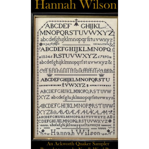 Hannah Wilson Ackwork Sampler - Needle WorkPress (Stickvorlage)