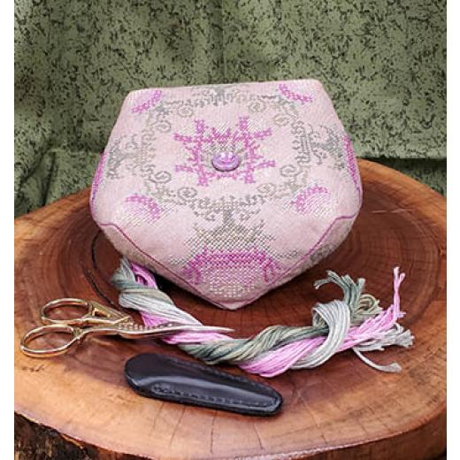 Wildflower Stitching - Thistle Biscornu