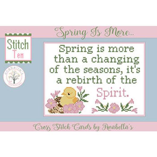 Anabellas - Spring Is More - Cross Stitch Cards
