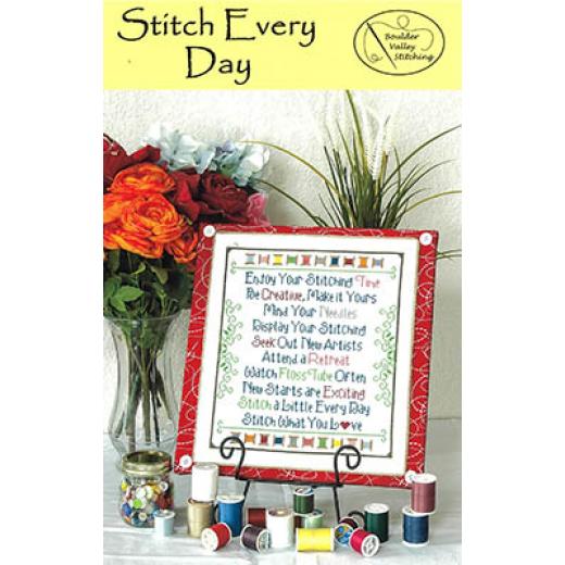 Boulder Valley Stitching - Stitch Every Day (Stickvorlage)