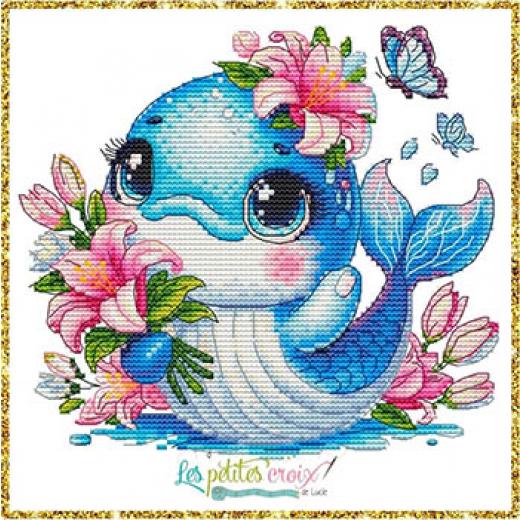 Les Petites Croix De Lucie - Animal Series Dolphin (Stickvorlage)
