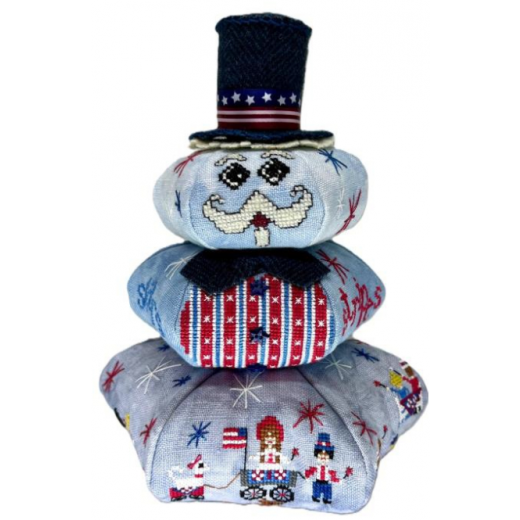 Praiseworthy Stitches - Stars And Stripes Stacker