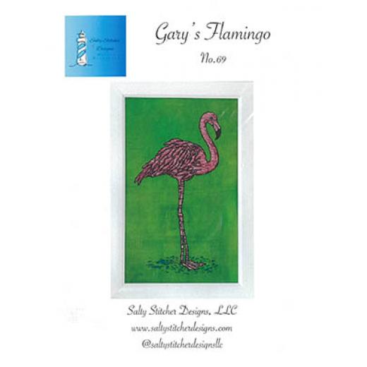 Salty Stitcher Designs - Garys Flamingo