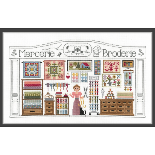 Jardin Privé - Mercerie Broderie (Stickvorlage)
