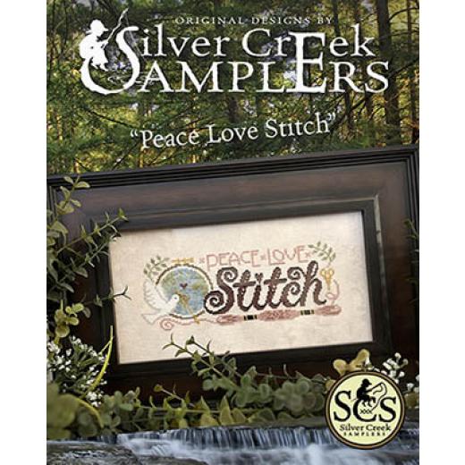 Silver Creek Samplers - Peace Love Stitch (Stickvorlage)