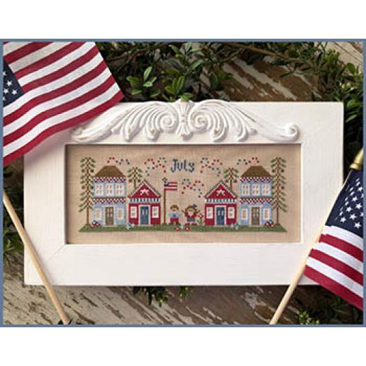 Mini Village July - Country Cottage Needleworks (Stickvorlage)