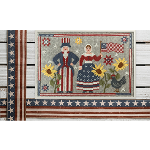 Twin Peak Primitives - Stars And Stripes 1776 (Stickvorlage)