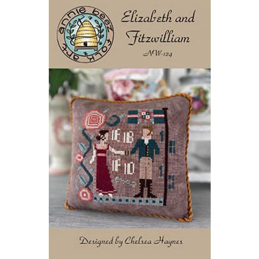 Elizabeth And Fitzwilliam - Annie Beez Folk Art (Stickvorlage)