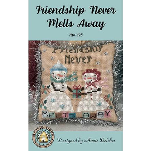 Friendship Never Melts Away - Annie Beez Folk Art (Stickvorlage)