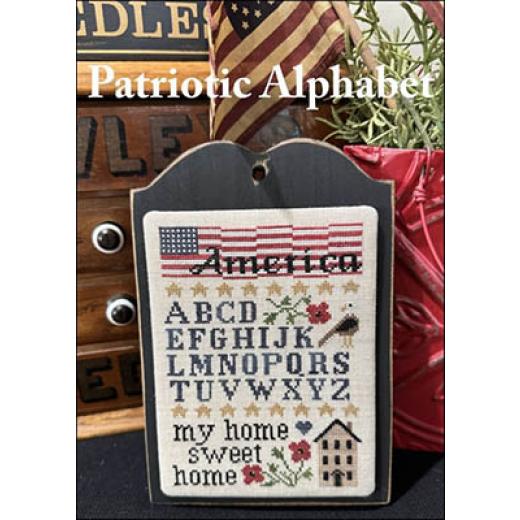 Patriotic Alphabet - The Scarlett House (Stickvorlage)