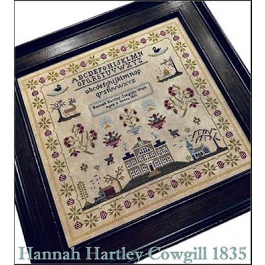 Hannah Hartley Cowgill 1835 - The Scarlett House (Stickvorlage)
