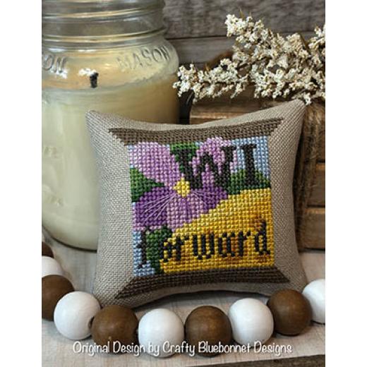 Wisconsin State Spool - Crafty Bluebonnet Designs (Stickvorlage)