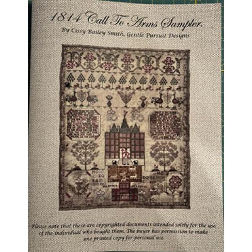 1814 Call To Arms Sampler - Gentle Pursuit Designs (Stickvorlage)