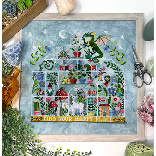 Fantastical Greenhouse 5 - Tiny Modernist Inc (Stickvorlage)