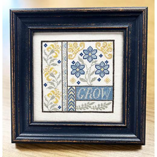 Four Letter Words - Grow - Jan Hicks Creates (Stickvorlage)