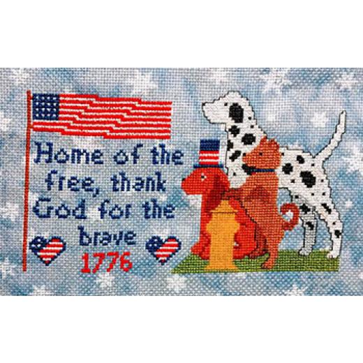 Freedom Pups - Sister Lou Stitches (Stickvorlage)
