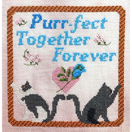 Purr-fect Together Forever - Sister Lou Stitches (Stickvorlage)