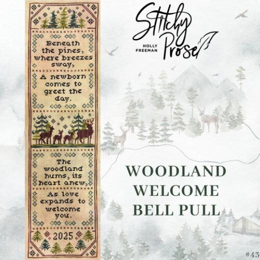 Woodland Welcome Bell Pull - Stitchy Prose (Stickvorlage)